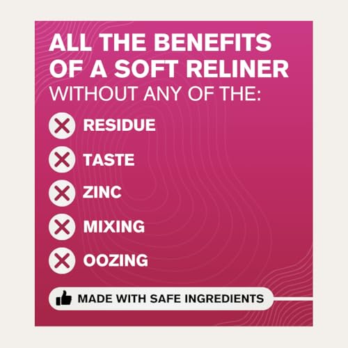 Cushion Grip Thermoplastic Denture Adhesive, 0.35 oz Travel Size (Pack of 3) | Refits and Tightens Loose Dentures On The Go | Non-Glue Adhesive, Acts Like a Soft Reliner