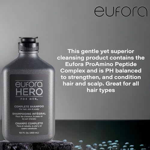 Eufora Hero for Men Complete Shampoo 10.1 Oz