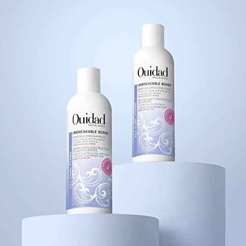 OUIDAD Unbreakable Bonds Bond Building Conditioner for Curly Hair - Fragrance Free - 8.5 oz