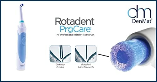 Hollow-Tip Replacement Brush Head; FITS The ROTADENT PROCARE/Contour Toothbrush Models ONLY (Does NOT FIT The Classic, Legacy, OR Plus Models)