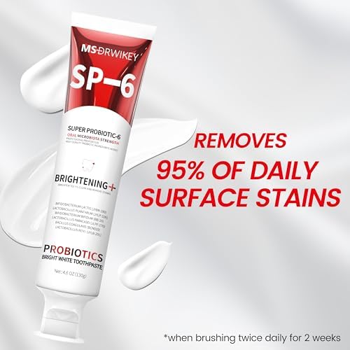 SP-6 Toothpaste, Cooling Fresh Breath, and 7-Pro Whitening Toothpaste Bundle | 6 Probiotics for Oral Health, Fluoride-Free, Safe for Enamel, Deep Whitening & Freshness