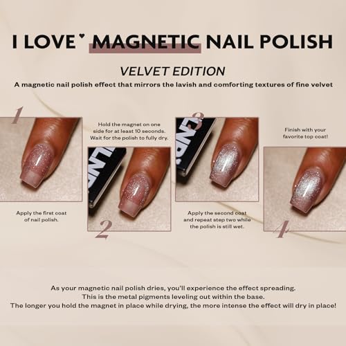 ILNP Cashmere - Cashmere Beige Magnetic Holographic Nail Polish