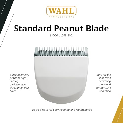Wahl Professional Standard Snap Peanut Blade Sharp Performance Compatible With Black Peanut Sterling Bullet