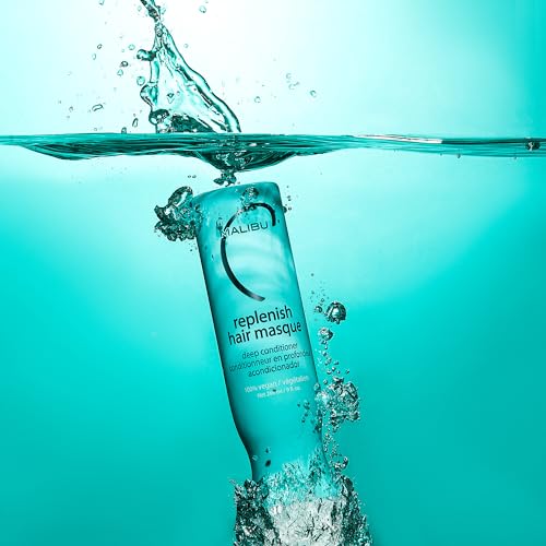 Malibu C Replenish Hair Masque - Ultra Hydrating Deep Conditioner for Hair Repair - Reparative Formula with Avocado Oil for all Types & Textures