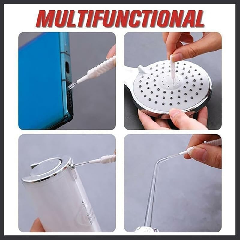 Gap Hole Anti-Clogging Cleaning Brush, 2024 Upgrade Shower Head Cleaning Brush for Small Hole Shower Head Cleaner Tool Multifunctional Hole Cleaning Brush for Pore Small Nozzle Keyboard, 30Pcs