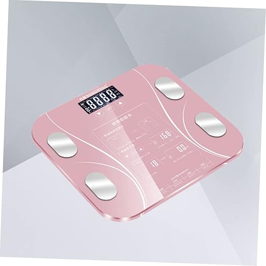 Intelligent Weight Scale Body Fat Scale Body Weight Scale Electronic Weighing Scale Digital Scales for Body Weight Household Health Monitor (Without Battery)