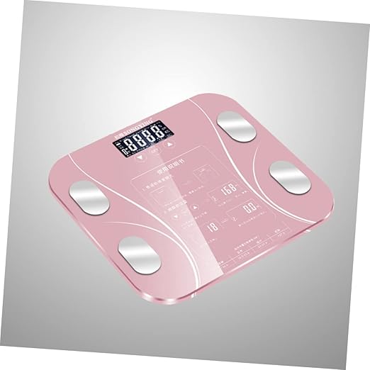 Intelligent Weight Scale Body Fat Scale Body Weight Scale Electronic Weighing Scale Digital Scales for Body Weight Household Health Monitor (Without Battery)