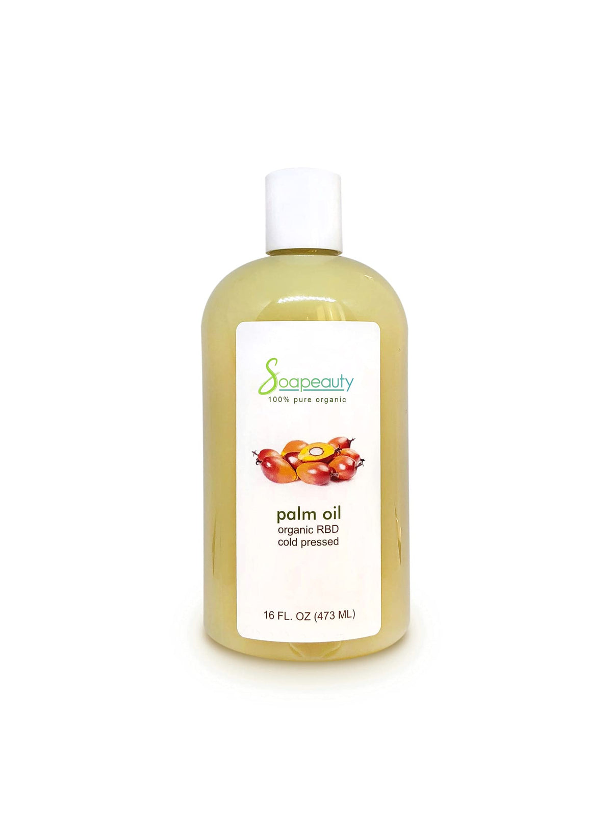 Soapeauty PALM OIL RBD CARRIER COLD PRESSED 100% PURE NATURAL 4 OZ TO 1 GALLON (48 OZ (3 PINT))