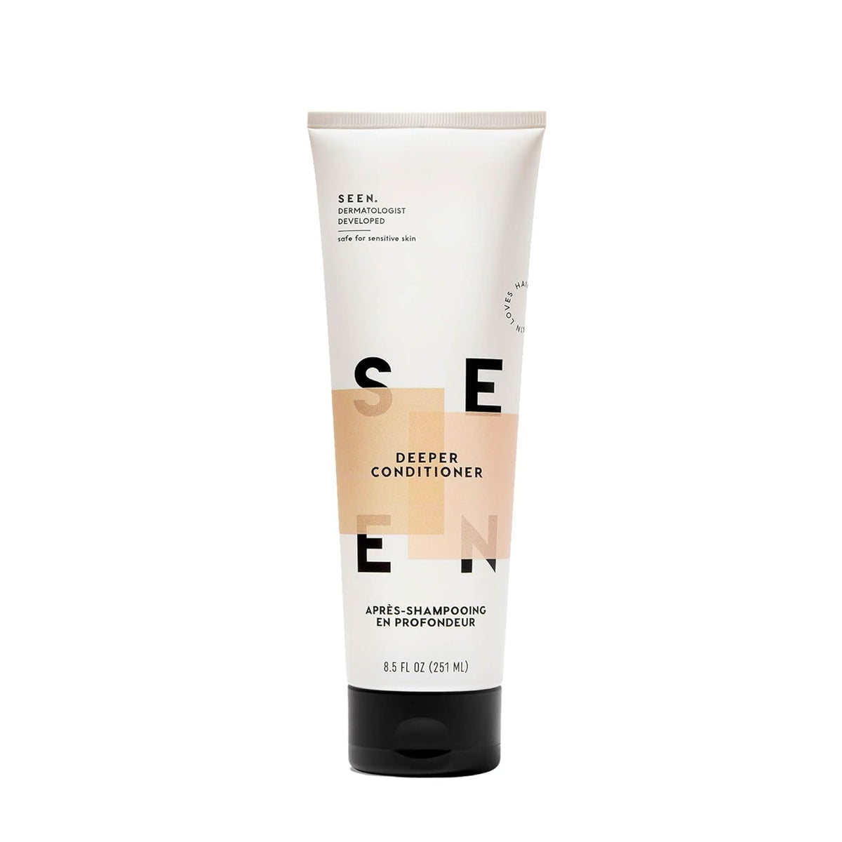 SEEN Deeper Conditioner - Scented - Non-Comedogenic & Sulfate-Free Hair Conditioner- Dermatologist-Developed - Safe for Sensitive & Acne Prone Skin