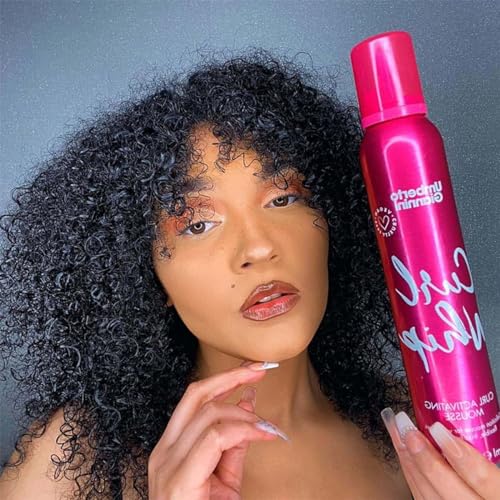 Umberto Giannini Curl Whip Curl Activating Mousse, Vegan & Cruelty Free Frizz Solution Mousse for Curly or Wavy Hair, 200 ml