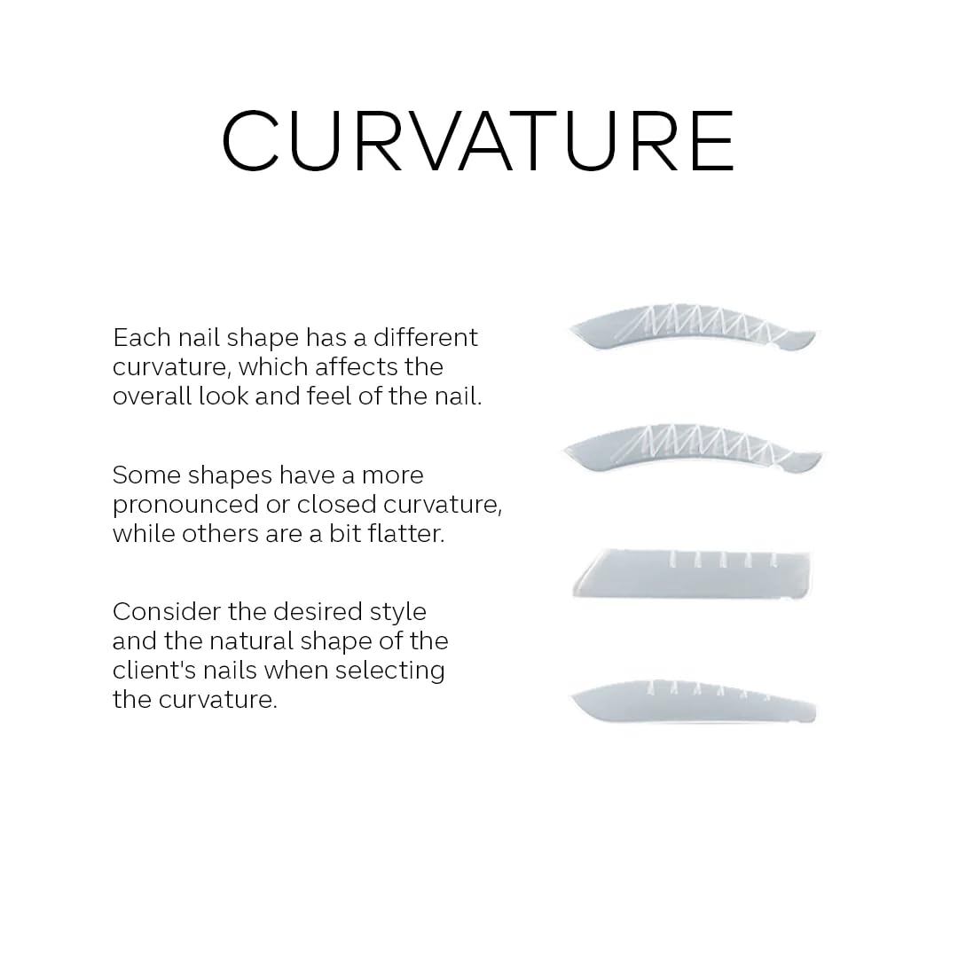 Professional Dual Forms C Curve - 120 Units for Professional Nail Extensions