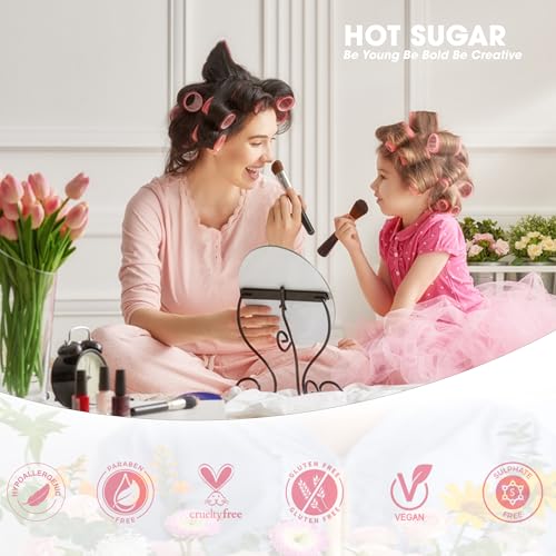 Hot Sugar Girls Makeup Kit for Birthday Gift, All in One Makeup Set for Women Full Kit, Christmas Beauty Set for Teens 10 12 13 16 Includes Real Cosmetics (Purple)