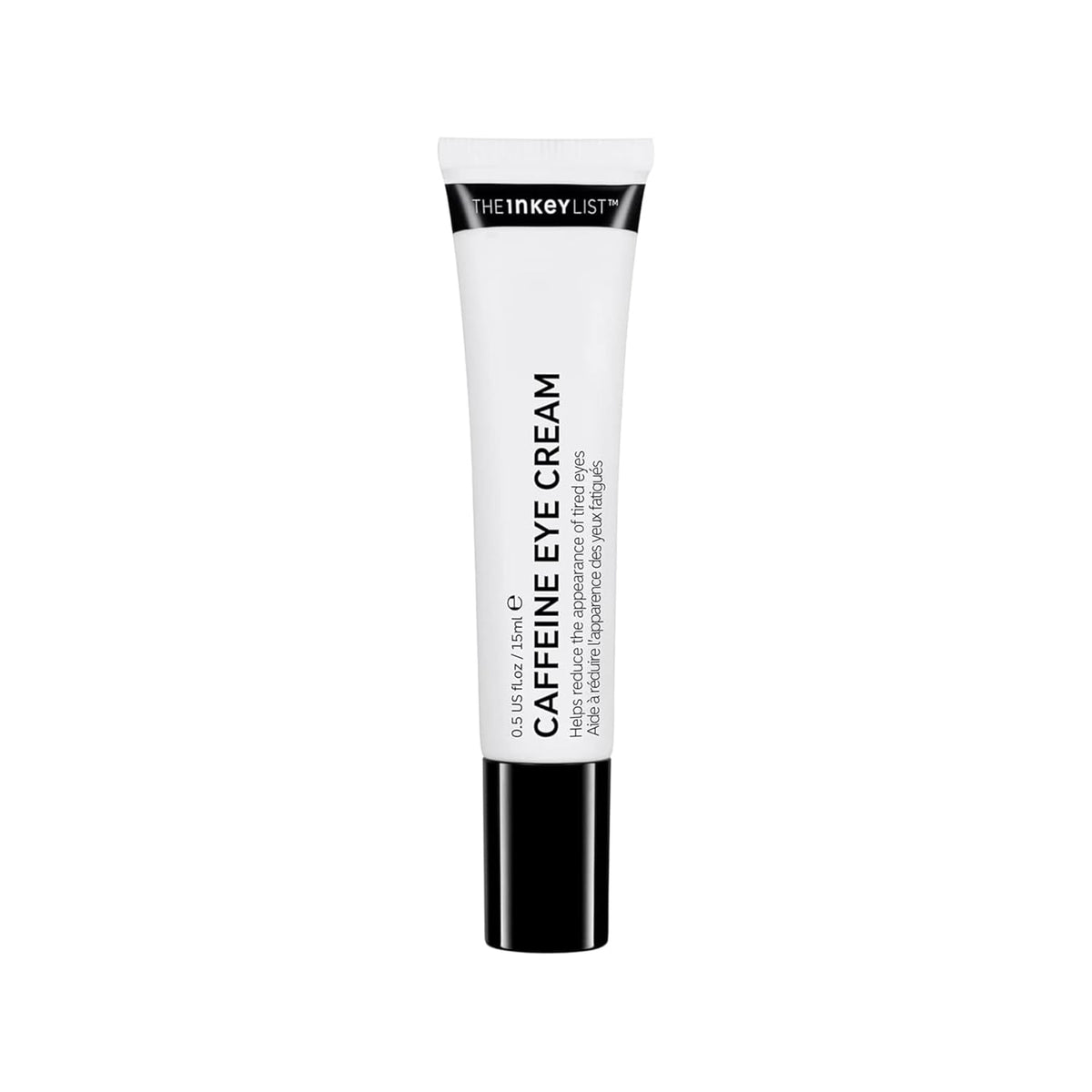 The INKEY List Caffeine Eye Cream, Reduce Eye Puffiness and Dark Circle, Blur Fine Lines, 0.5 fl oz