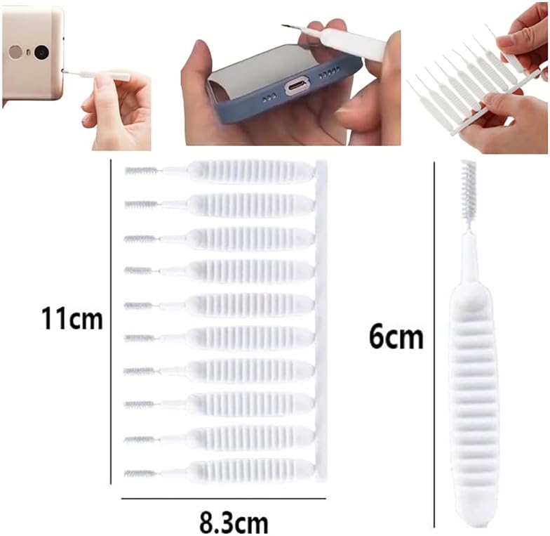Gap Hole Anti-Clogging Cleaning Brush, 2024 Upgrade Shower Head Cleaning Brush for Small Hole Shower Head Cleaner Tool Multifunctional Hole Cleaning Brush for Pore Small Nozzle Keyboard, 30Pcs