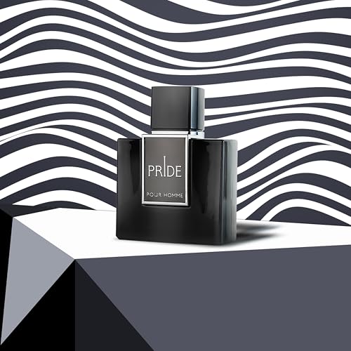 Pride Pour Homme Eau de Parfum, 3.4 Fl. Oz – Strong Fresh Sporty Fragrance with Apple, Lavender, and Cedarwood