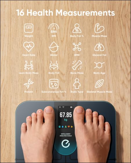 eufy by Anker Smart Scale P3, Digital Bathroom Scale for Body Weight, FSA HSA Eligible, 3D Virtual Body Mode, 16-Measurement Digital Bluetooth and WiFi Weight Scale with bmi, Body Fat, Muscle Mass
