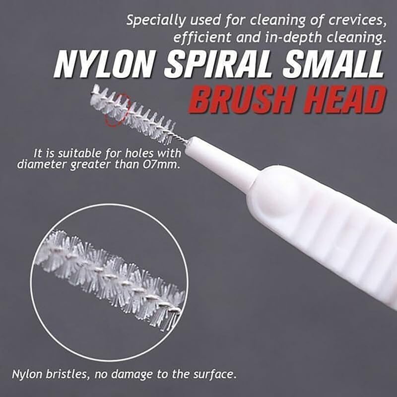 Gap Hole Anti-Clogging Cleaning Brush, 2024 Upgrade Shower Head Cleaning Brush for Small Hole Shower Head Cleaner Tool Multifunctional Hole Cleaning Brush for Pore Small Nozzle Keyboard, 30Pcs