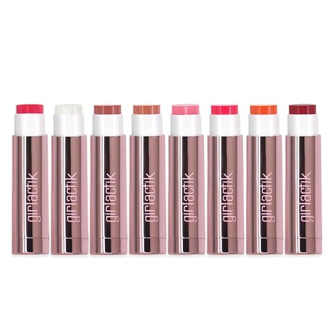 Girlactik Jello Gloss Balm – Hydrating Lip Gloss with Natural Shine, Pink Lemonade Scent, Moisturizing, and Smooth, Perfect for Everyday Lip Care with a Glossy Finish, 0.15 oz (AuNaturel)