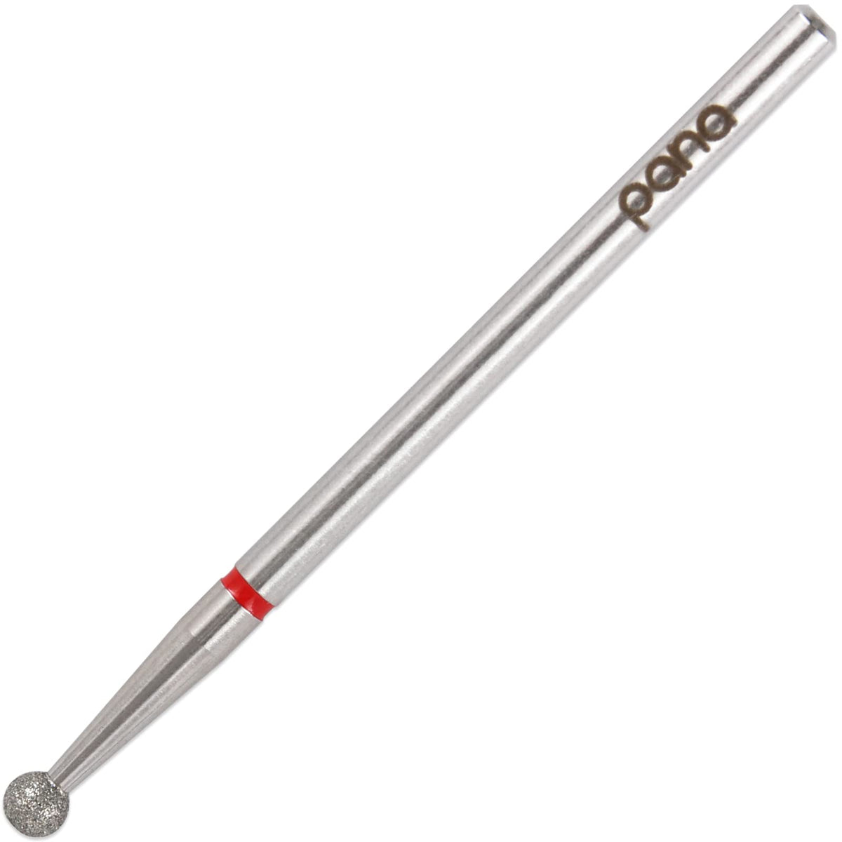 PANA 3/32" Diamond Carbide Ball Bit- Style 03, Fine Grit - Professional Cuticle Nail Drill Bits for Acrylic Gel Nails Dry Manicure Pedicure Shape Remove Tools