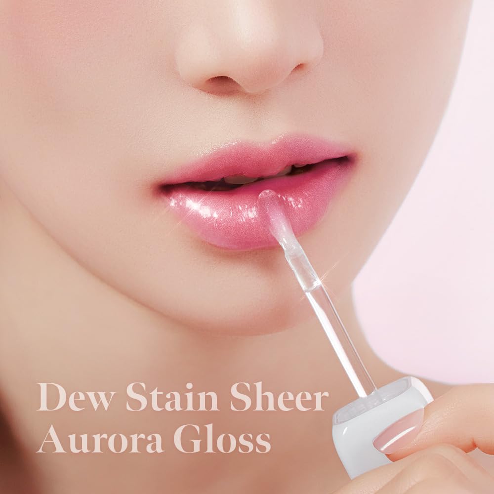 MILKTOUCH Dew Stain Sheer Lip Gloss (03 Ocean Dew, 0.14 Fl Oz (Pack of 1))