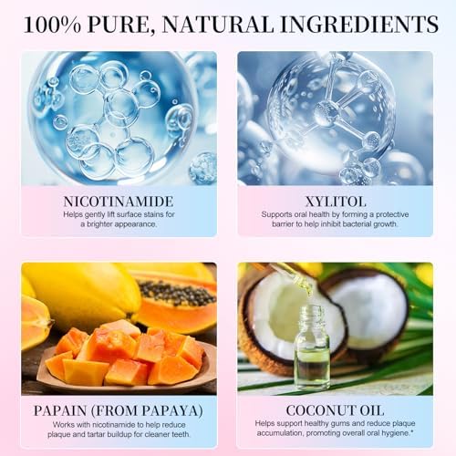 Niacinamide Whitening Toothpaste 3 Pack, Niacinamide Toothpaste, Freshening Breath & Deep Gentle Cleaning, 3.8Oz