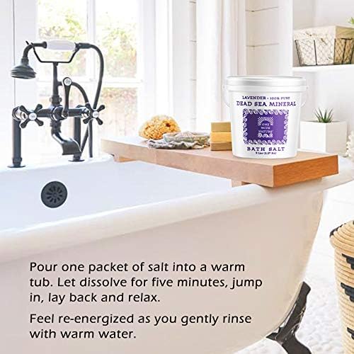 One With Nature 100% Pure Dead Sea Salt for Bath, 5lb Unscented. Dead Sea Salt is high in Essential Minerals, Such as Magnesium, Sulfur, Zinc, Potassium. Exfoliates, Nourishes Skin, Helps Restore pH