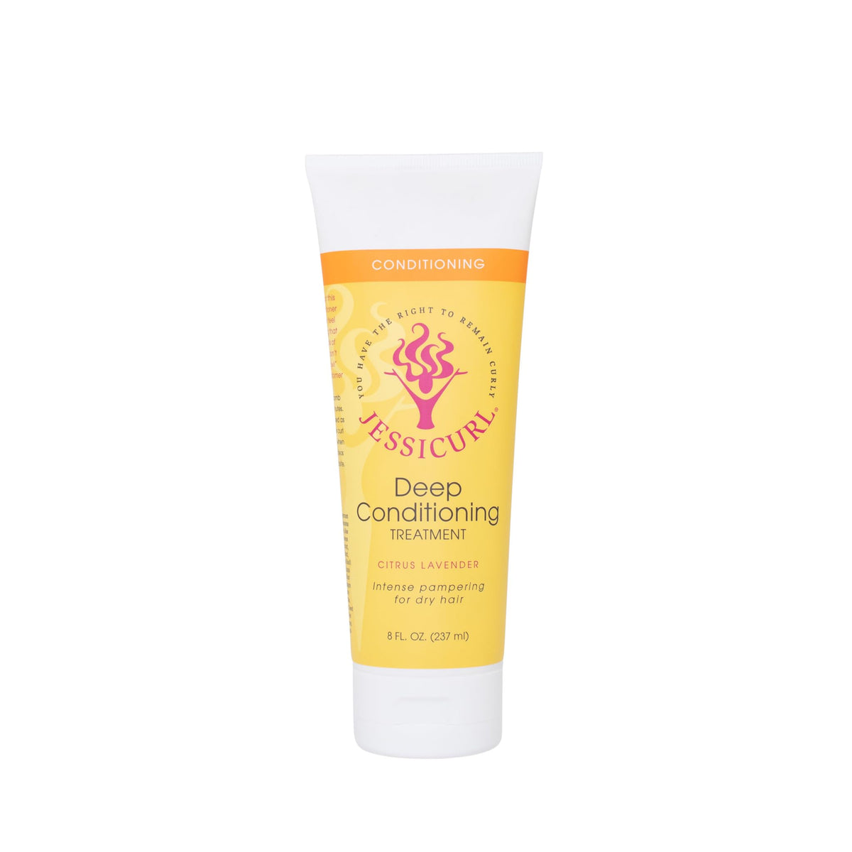 Jessicurl, Deep Conditioning Treatment, Citrus Lavender, 8 Fl oz. Deep Conditioner for Dry Damaged Hair, great Anti Frizz Hair Mask and Leave in Conditioner for Curly Hair