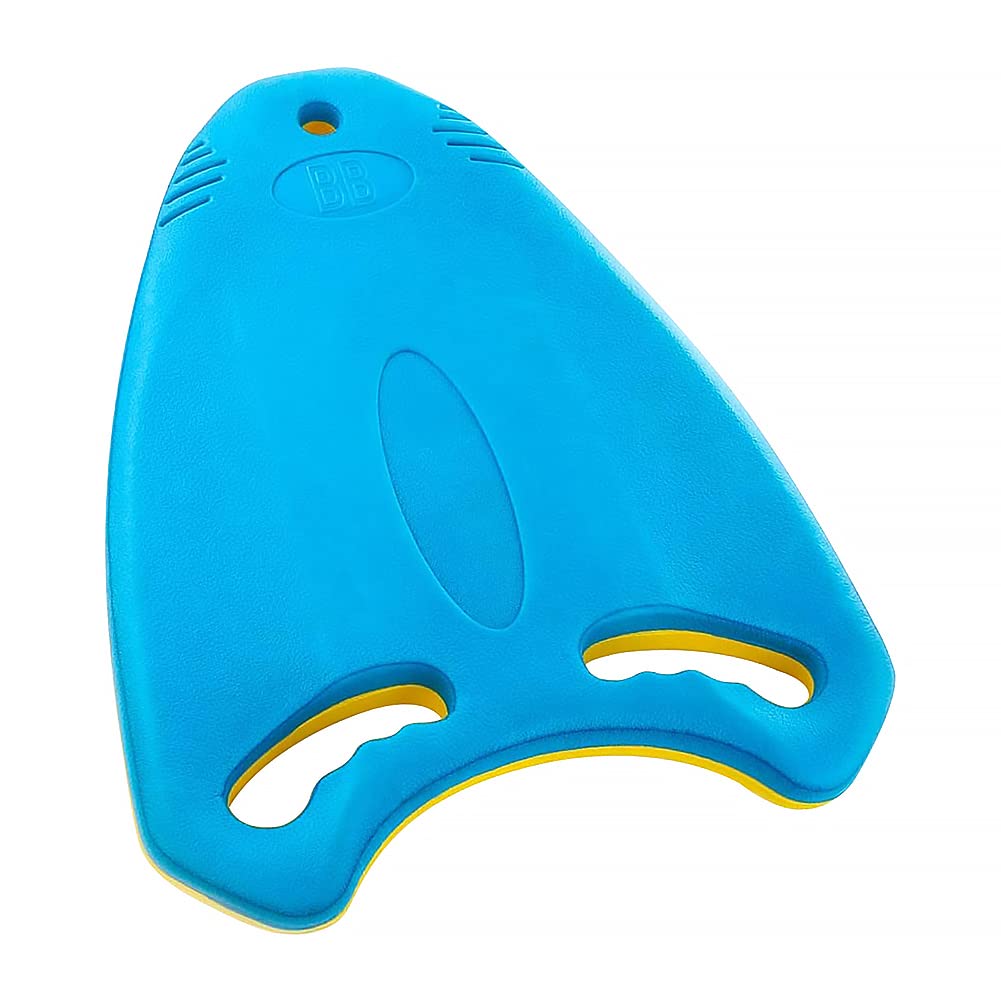 Swimming Kickboard for Adults Children, Swim Board with Smooth Edge Ergonomic Grip Handles for Swim Lessons Pool Training Aid Float Board for Beginners Advanced Swimmers, One Size Fits All