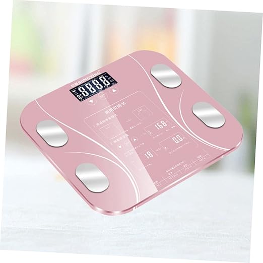Intelligent Weight Scale Body Fat Scale Body Weight Scale Electronic Weighing Scale Digital Scales for Body Weight Household Health Monitor (Without Battery)