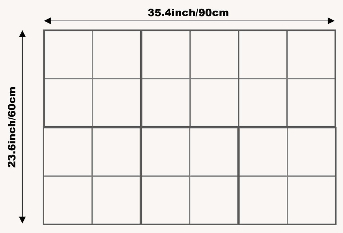 Cork Board 24 x36 Alternative - 6 Pack Felt Wall Tiles with Safe Removable Adhesive Tabs, Cork Boards for Walls Cork Board for Home Office Pin Board Tack Board - Tree