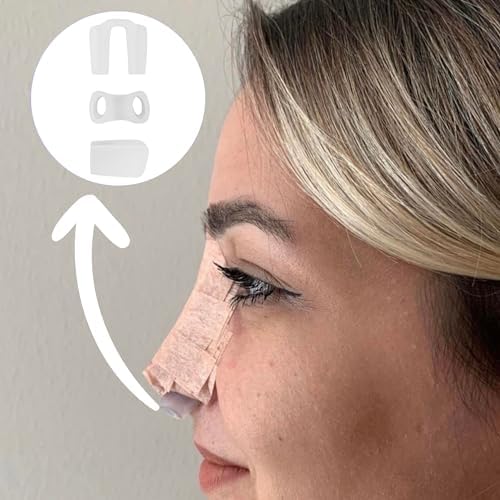 Nostril Retainer Short Model | Nostril Retainer Rhinoplasty | Nasal Retainer Rhinoplasty & Nose Splint for Rhinoplasty Recovery | 100% High Grade Silicone | Nostril Retainer Size (7)