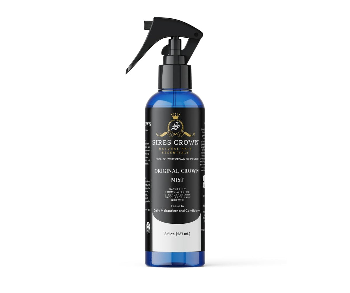 Original Crown Conditioning Mist | Daily Hydrating Mist, Soothes Itch & Dry Scalp | Rose Water Leave In Conditioner - 8oz