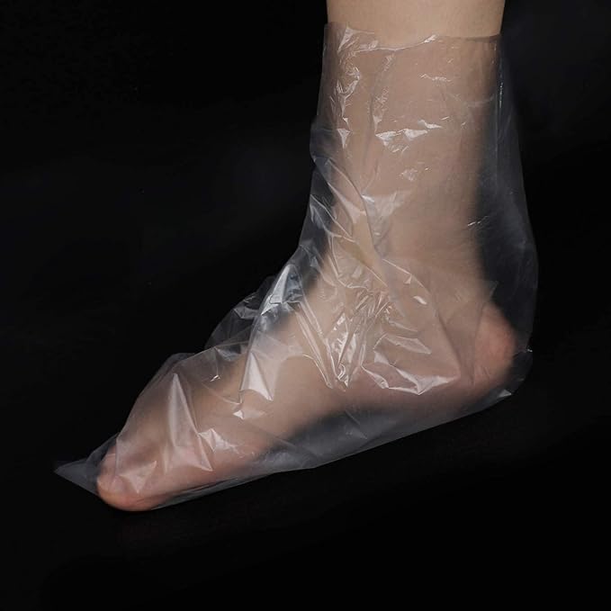 Segbeauty Paraffin Wax Bags for Hands and Feet, 400 Counts Plastic Paraffin Wax Liners, thera-py Bath Wax Refill Socks and Gloves Paraffin Baths Mitts Covers for Wax treat-ment Paraffin Wax Machine