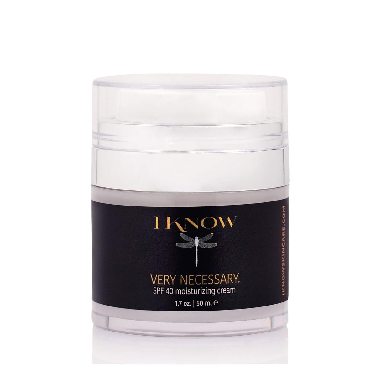 IKNOW VERY NECESSARY Broad Spectrum SPF 40 Skincare, Sun Protection Cream for UV Protection, Broad Spectrum SPF 40 Moisturizer Lotion for Pro-Aging, Spf 40 Facial Moisturizer and Sunblock