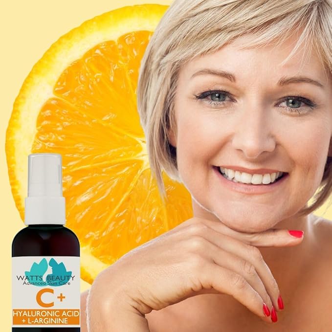Supercharged Vitamin C Serum with Moisturizing Hyaluronic Acid - Advanced Antioxidant Face and Body Serum - 2 oz
