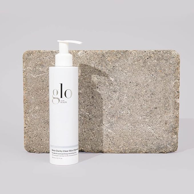 Glo Skin Beauty Beta-Clarity Clear Skin Cleanser - 2% Salicylic Acid Clarifying Face Cleanser Clears & Prevents Breakouts, Exfoliates with Scrubbing Beads