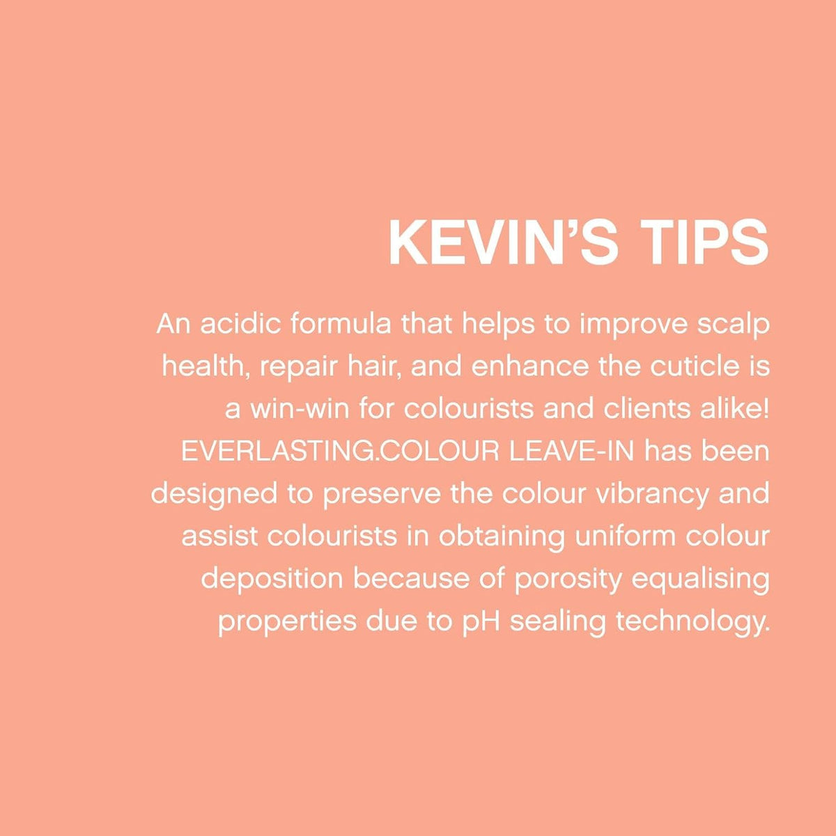 KEVIN.MURPHY EVERLASTING.COLOUR LEAVE-IN - Leave-In Conditioner Spray - For Coloured Hair - Bond Building Treatment - Colour Protection - Acidic pH - 150 mL / 5.1 fl oz