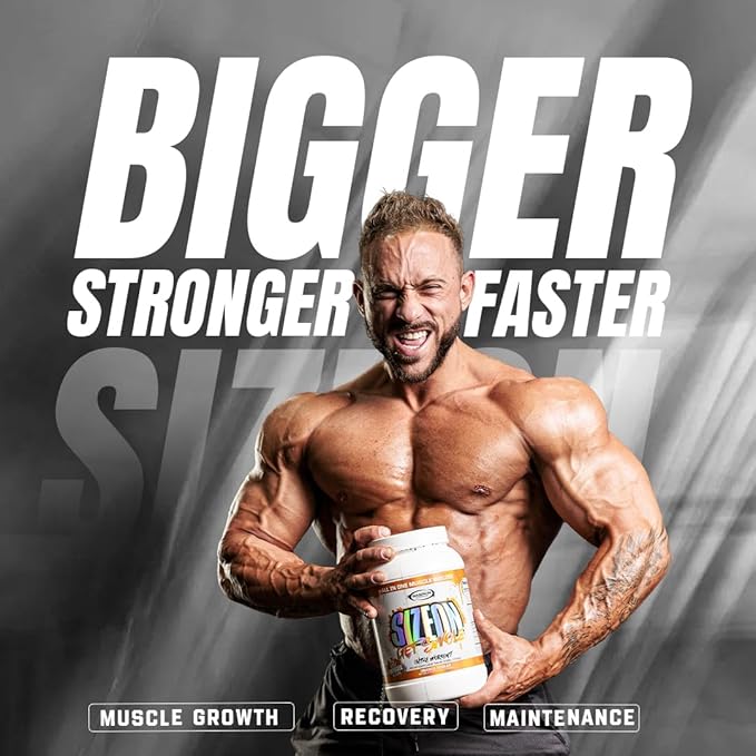 Gaspari Nutrition SizeOn, The Ultimate Hybrid Intra-Workout Amino Acid & Creatine Formula, Increased Muscle Volume & Muscle Recovery (Orange Cooler, 24 Servings)