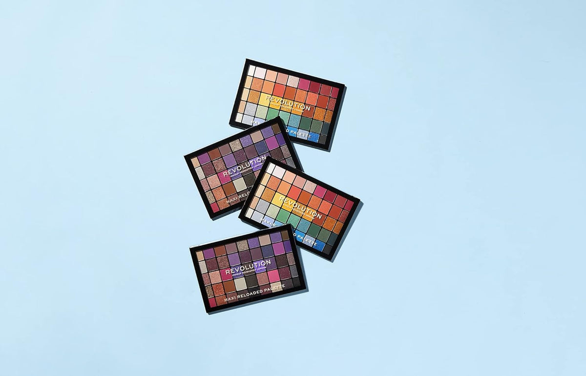 Makeup Revolution Maxi Reloaded Palette, Eyeshadow Palette, 45 Highly Pigmented Matte Shades, Monster Mattes, 1.35g Great Holiday Gift