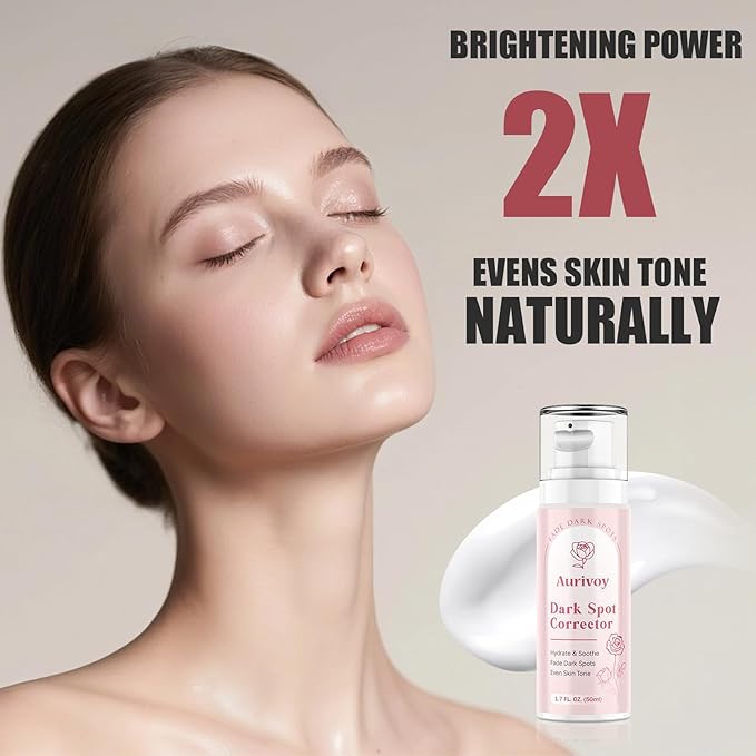 Dark Spot Remover for Face and Body - Dark Spot Corrector Serum for Face - Sun Spots, Age Spots, Freckles & Melasma Remover - Brown Spot Corrector Evens Skin Tone for All Skin Type 1.7 Fl Oz