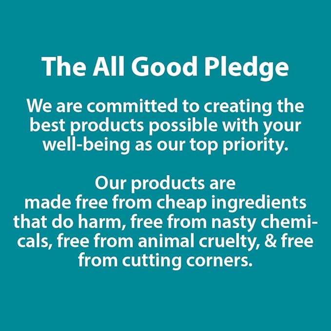 All Good Aluminum Free Deodorant Stick - Natural Deodorant w/Shea Butter & Aloe Vera, Bio-Active Formula, Vegan, Underarm Odor Protection for Men & Women (Tea Tree & Basil)(2-Pack)