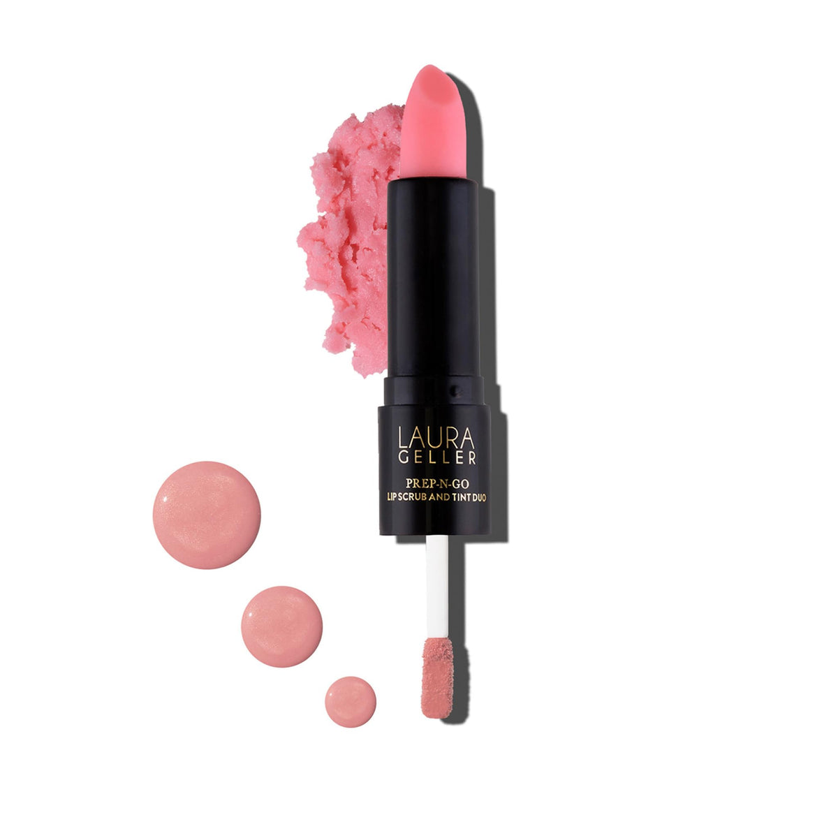 LAURA GELLER NEW YORK Prep-n-Go Lip Scrub and Gloss Tint Duo, Victory Lap