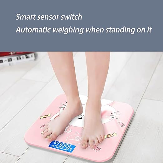 Weight Scales Bathroom, Smart Scale for Body Weight Accurate Measurement, Tempered Glass Digital Bathroom Scale, Weight Scale for Home(Luxury Gold Color)