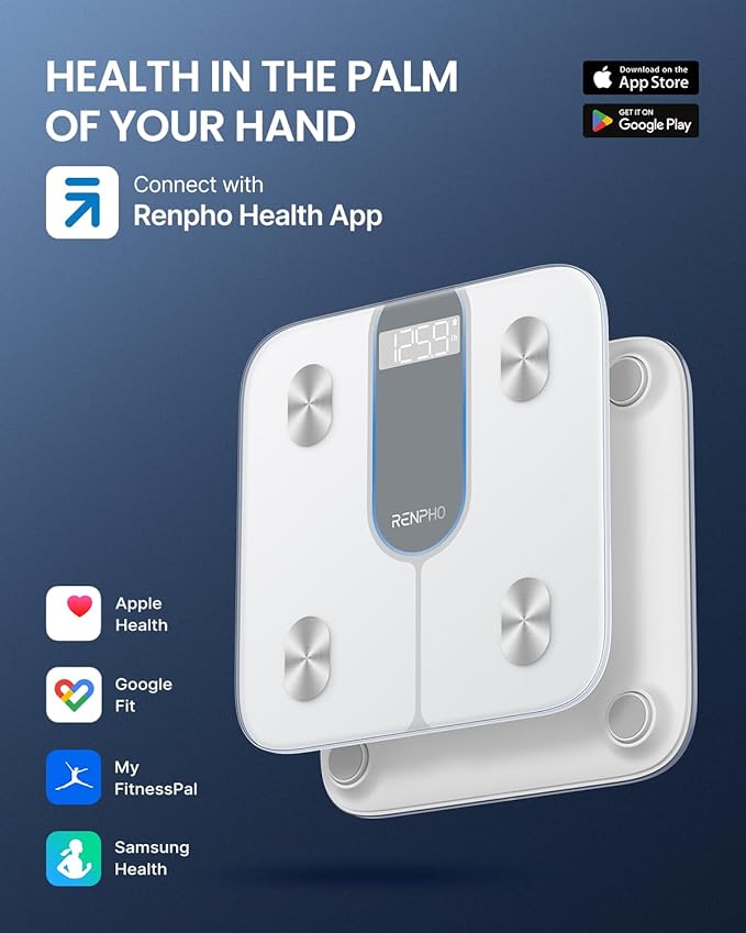 RENPHO Smart BMI,Weight Scale,Wireless, Digital Bathroom Body Composition