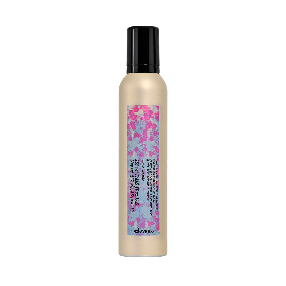 Davines This Is A Curl Moisturizing Mousse, Volumizing, Paraben Free Formula For Bouncy And Defined Curls And Waves, 8.53 Fl. Oz.