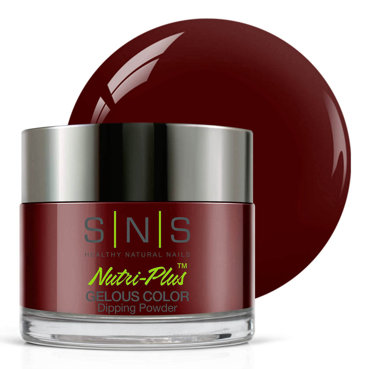 SNS Nail Dip Powder, Gelous Color Dipping Powder - Been There Done That (Red/Brown) - Long-Lasting Acrylic Nail Color Lasts 14 Days - Low-Odor & No UV Lamp required - 1 oz