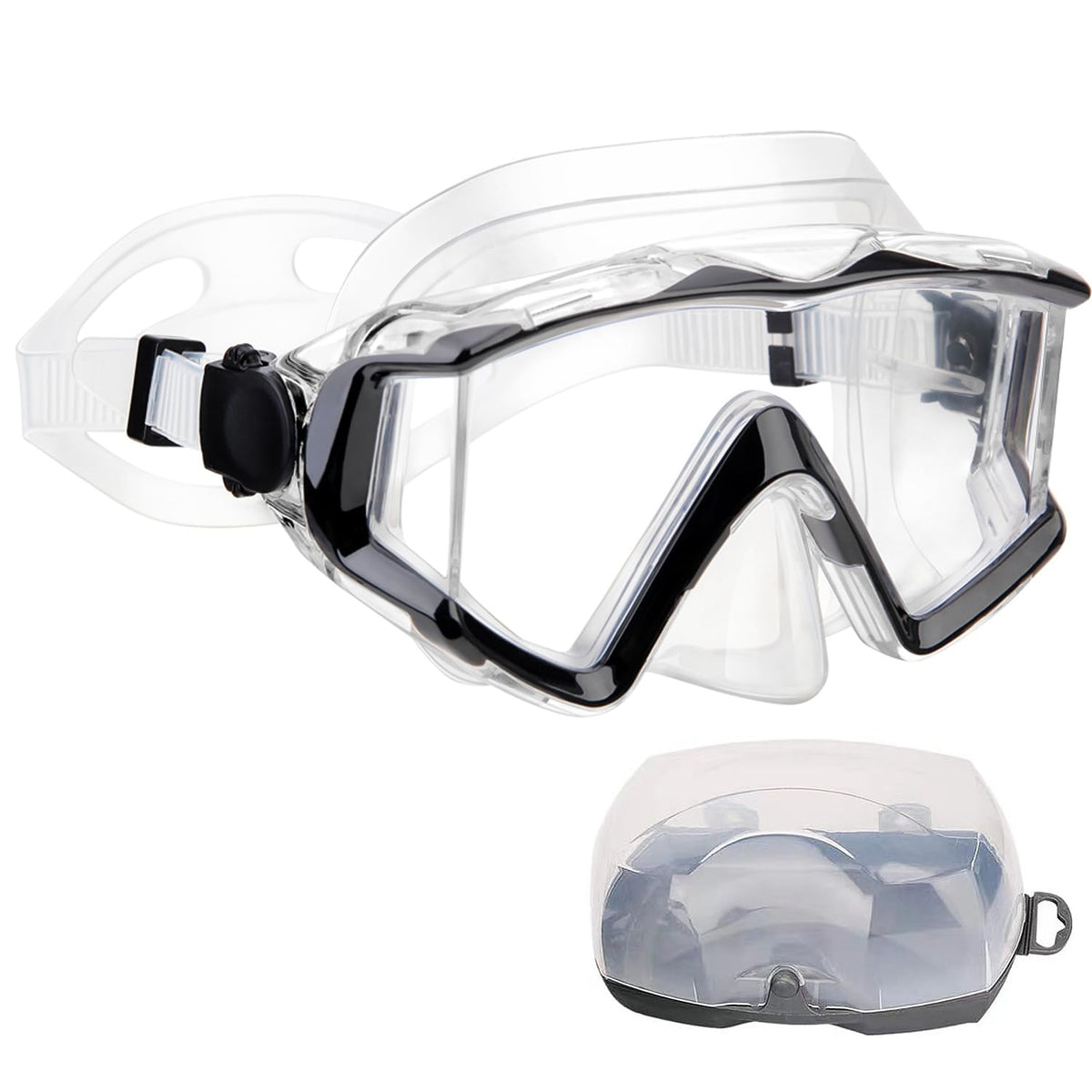 AQUA A DIVE SPORTS Diving mask Anti-Fog Swimming Snorkel mask Suitable for Adults Scuba Dive Swim Snorkeling Goggles Masks