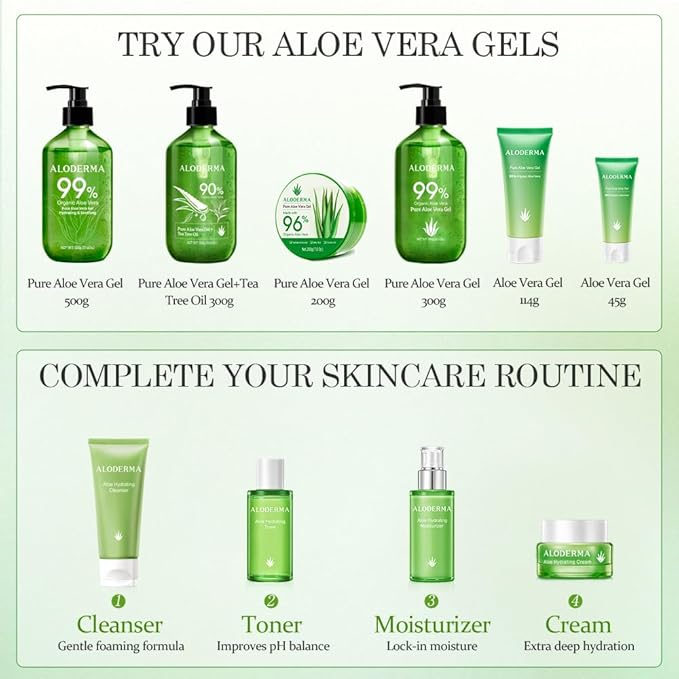 Aloderma Aloe Botanical Hydrating Mist Made with 82% Organic Aloe Vera - Soothing, Moisturizing Facial Spray with Panthenol - Refreshes, Invigorates Skin Throughout the Day, 120ml/4.23Oz (3)