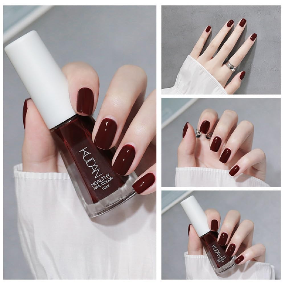 Nail Polish set - Nail Lacquer Quick Dry, Full Size, Vibrant, Colorful, Trendy, Glitter, Glossy, Metallic, Matte Nail Art Nail Shades (N35 Cherry Blossom Fairy, 52g)