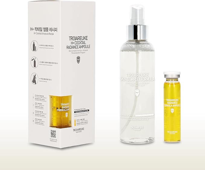 TROIAREUKE H+ Cocktail Ampoule Toner (6.76 Fl. Oz., Yellow)